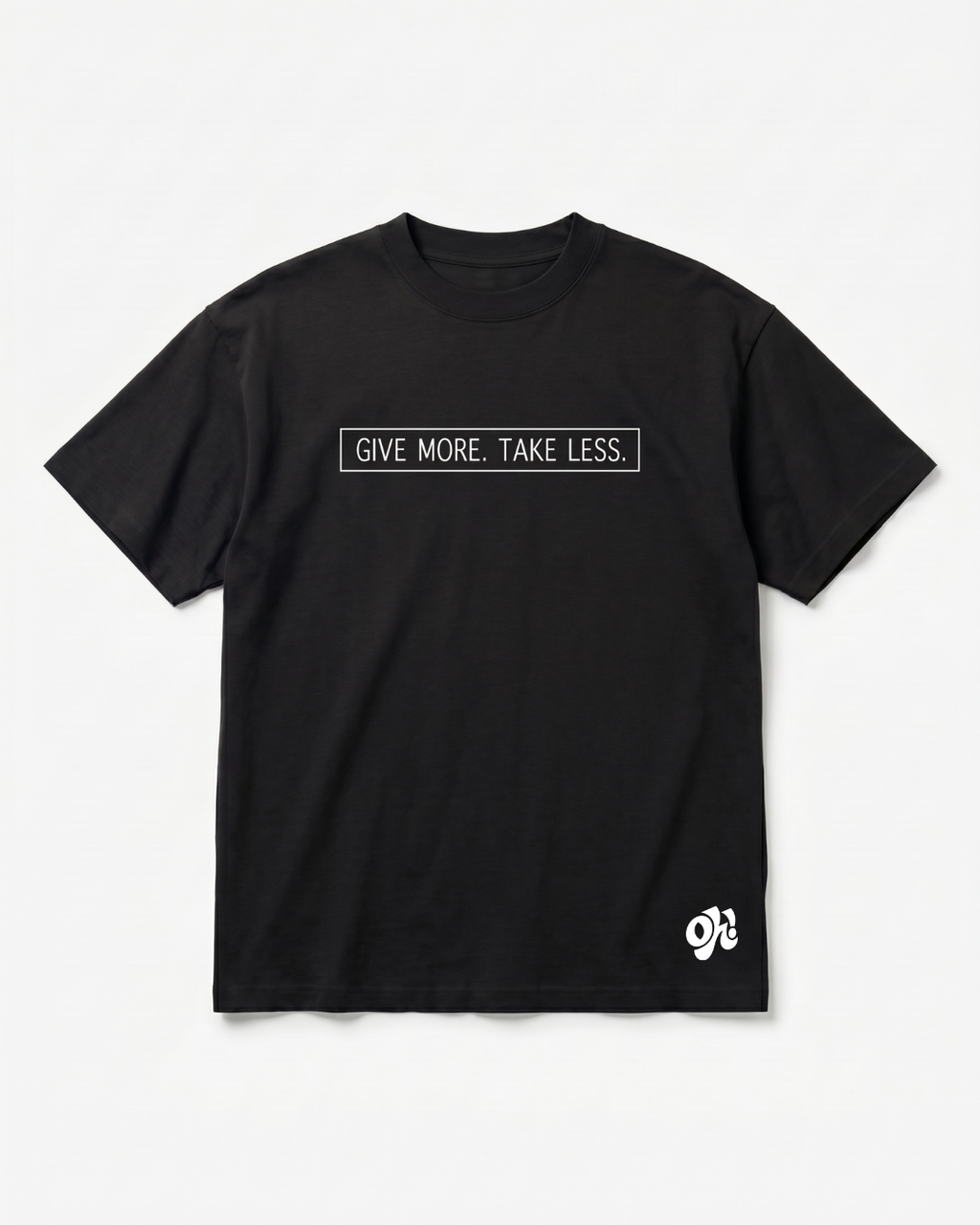 Take Less Oversized Tee - Black