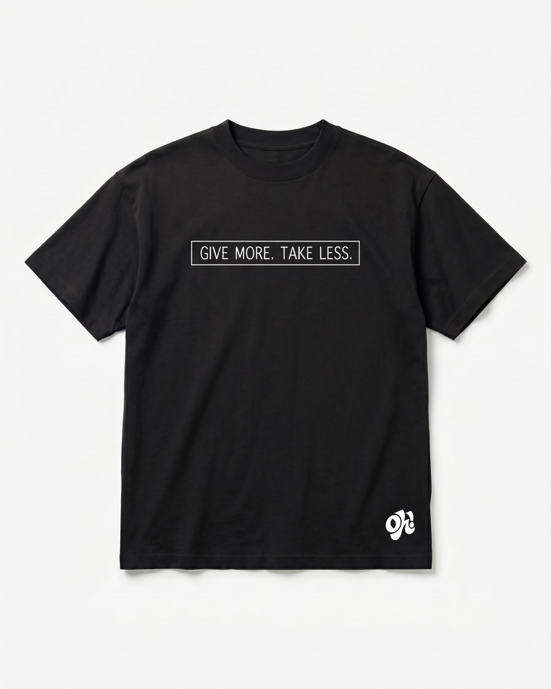 Take Less Oversized Tee - Black – Oh! Crew