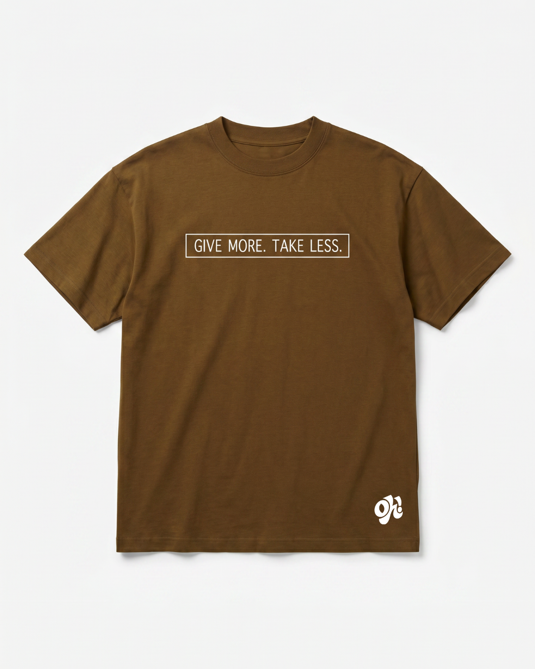 Take Less Oversized Tee - Camel